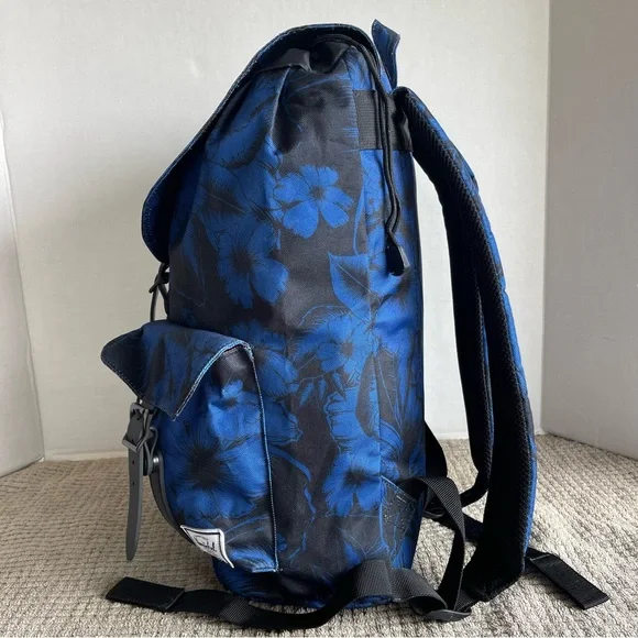 Herschel Supply Co. Dawson Blue Hawaiian Print Backpack - Picture 8 of 16